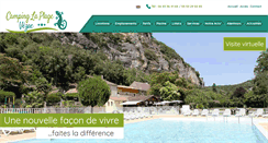 Desktop Screenshot of camping-laplage.fr