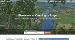 Desktop Screenshot of camping-laplage.com