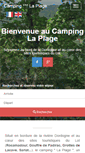 Mobile Screenshot of camping-laplage.com