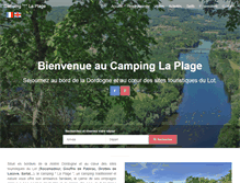 Tablet Screenshot of camping-laplage.com